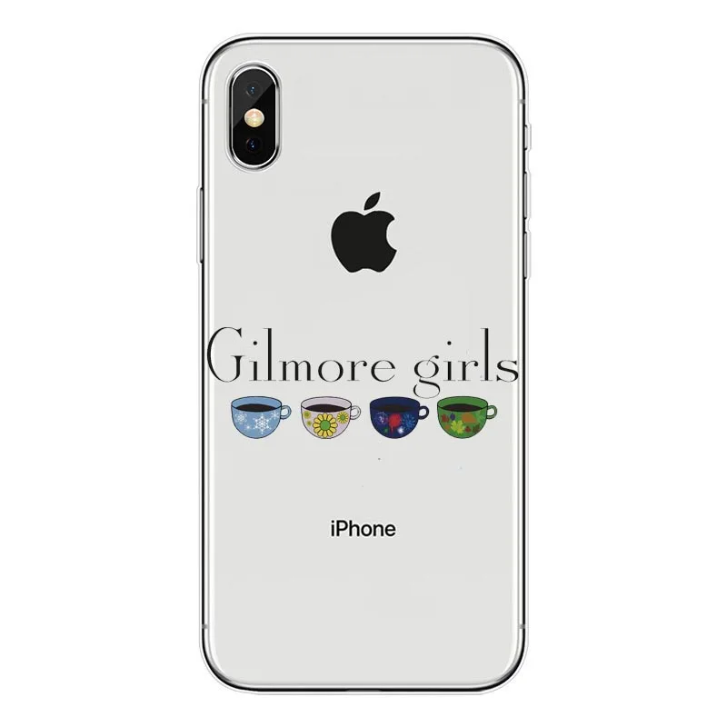 Gilmore Girls A Vida e Curta Falar Rapido Caixa Do Telefone мягкий TPU Tampa Traseira para o iphone 8 7 6 4 Plus 5 X XR XS MAX - Color: TPU