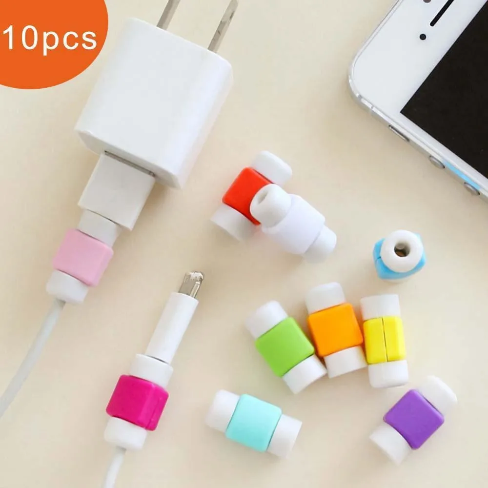 

10pcs/lot Charger Cable Protector Saver for Earphone for iPhone Cable Data Line Winder Universal