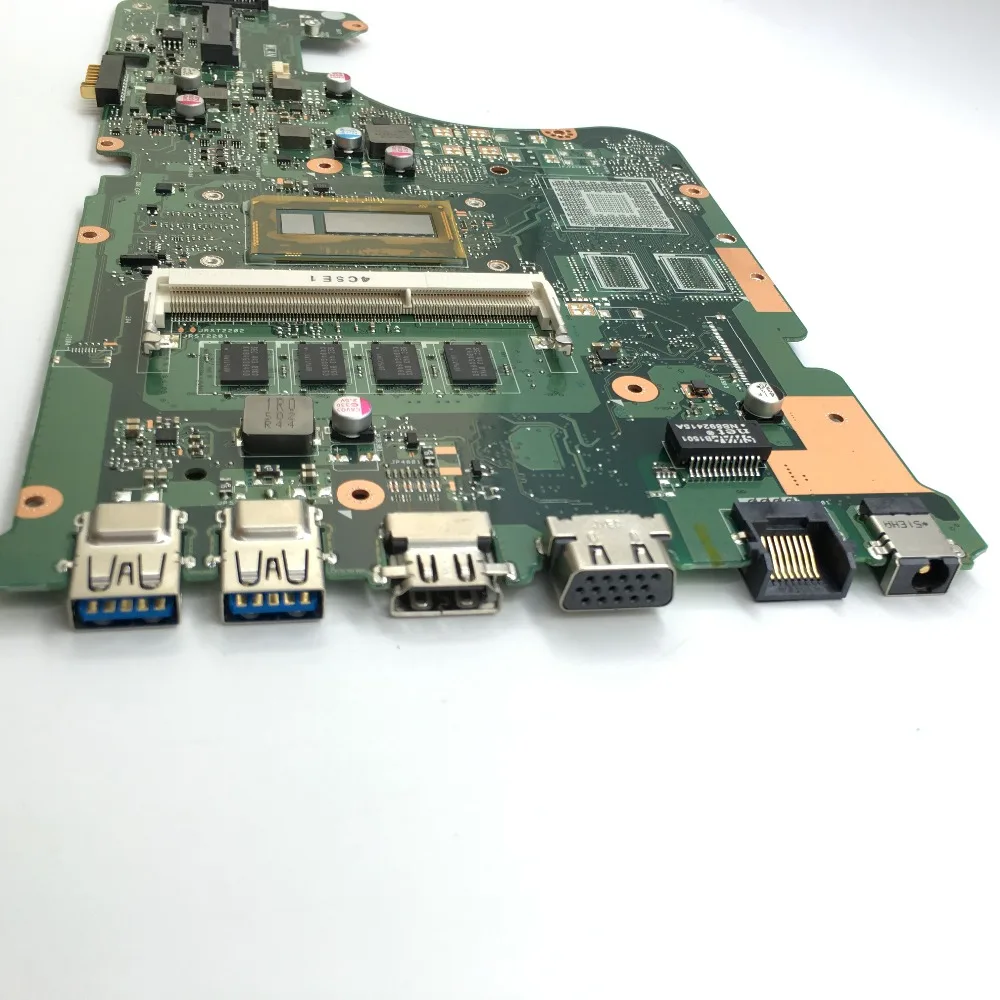  KEFU X555LD Laptop motherboard for ASUS X555LA X555LD X555LF X555LJ original mainboard 4GB-RAM I3-C