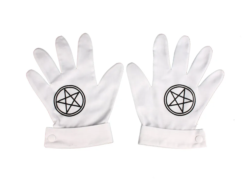 

Hellsing Cosplay Accessories Alucard Bicyclic Pentagram Male Gloves TV Ver.