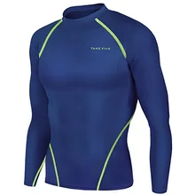 NT005- дай пять Для мужчин Сжатия Под Базовый Слои Топ Tight