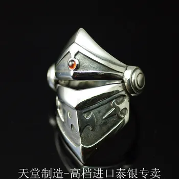 

The import of silver, retro style three armor 925 Sterling Silver Ring
