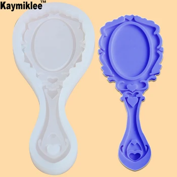 

M2056 UV Epoxy Resin Silicone Mold for Retro Mirror with Real Flower Handmade Jewelry Tools Handmade Craft Molds for Jewelry