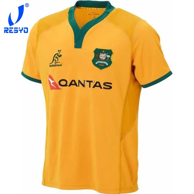 RESYO 18-19 AUSTRALIA HOME SHIRT RUGBY JERSEYS