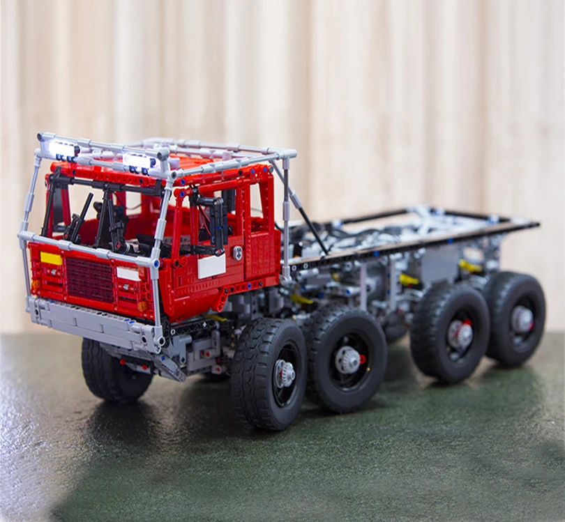 

LEPIN 23012 Technic MOC Series 2839pcs Arakawa Tow Truck Tatra Vehicle Model Toy Building Blocks with 5 Motors & 1 Charging Box