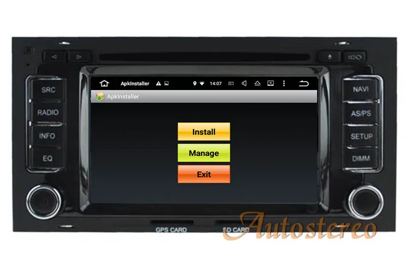 Android 7.1 4 ядра dvd-плеер автомобиля для VW Volkswagen Touareg 2003-2010 Car GPS навигации стерео Радио Bluetooth WI-FI