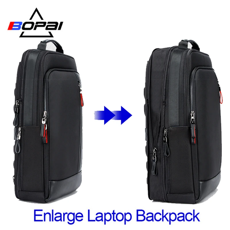 BOPAI Multifunctionele Vergroten Laptop Rugzakken USB opladen 15.6inch mannen Rugzak Anti diefstal Grote Capaciteit Mannelijke Reistas BOPAI Multifunctionele Vergroten Laptop Rugzakken USB opladen 15.6inch mannen Rugzak Anti diefstal Grote Capaciteit Mannelijke Reistas