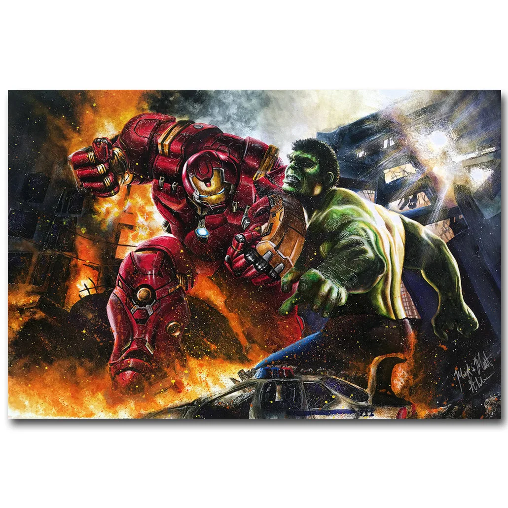 Marvel Deadpool poster wall decoration photo print 24x24 inches