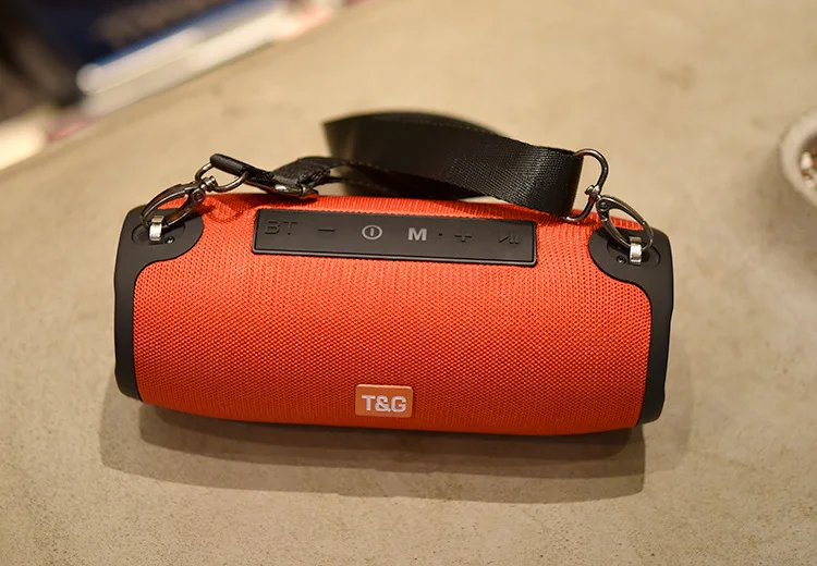 20 Вт Беспроводная Bluetooth Колонка Портативная колонка Bluetooth Саундбар музыкальный плеер Boom Box с fm-радио компьютерный сабвуфер - Цвет: red