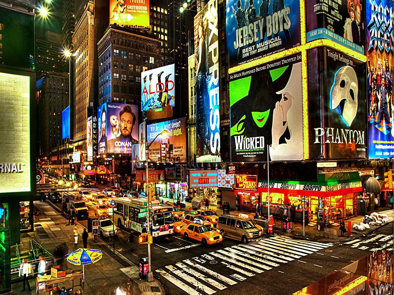 

New York City photo background Vinyl cloth High quality Computer printed Times Square backdrop