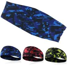 Спортивная повязка на голову с камуфляжным узором для бега в тренажерном зале для йоги повязка для волос LFSPR0018
