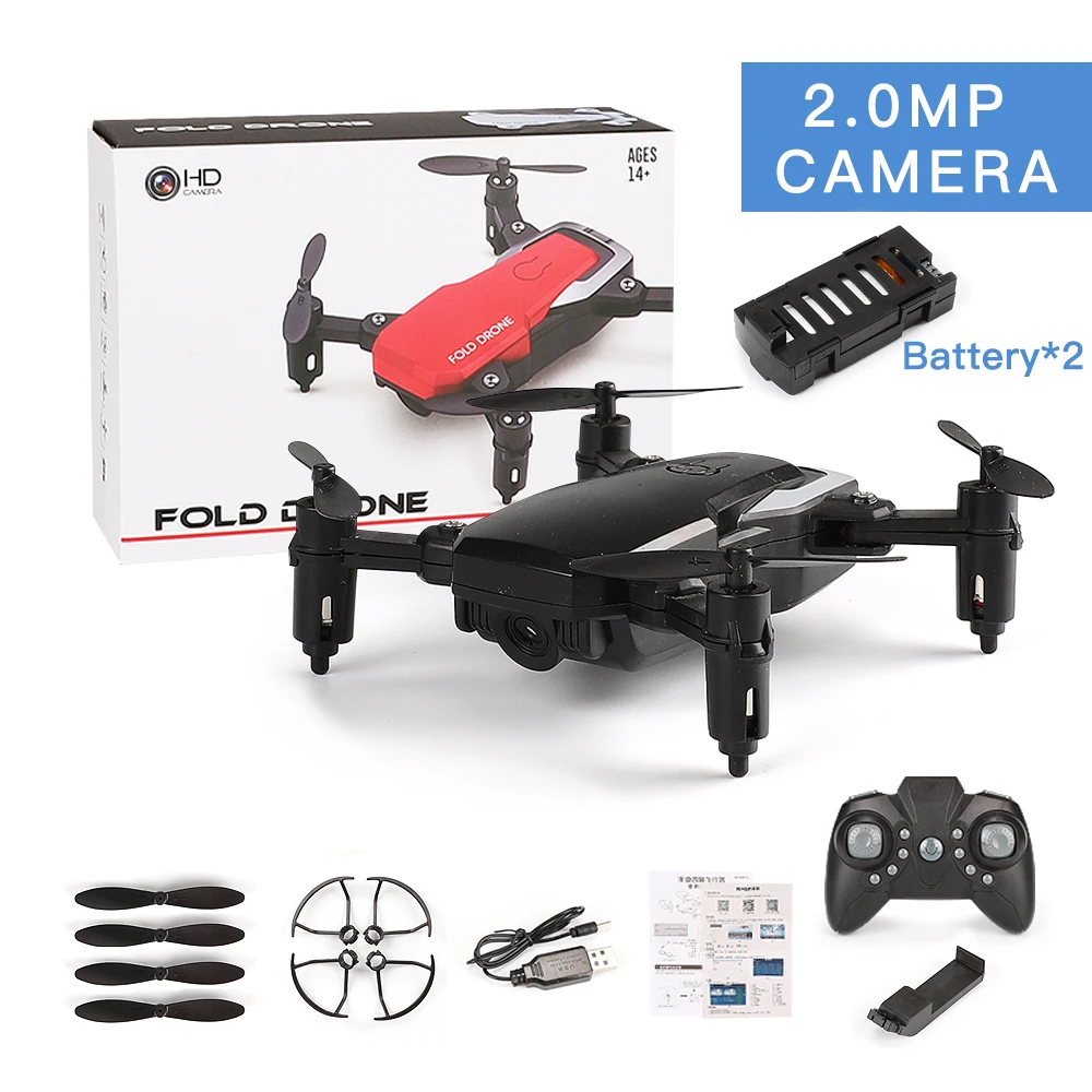 

Mini LF606 Foldable 2.0Mp Drone Wifi FPV 2.4GHz 6-axis Aerial Photography RC Drone Helicopter Toy Easy To Adjust Frequency