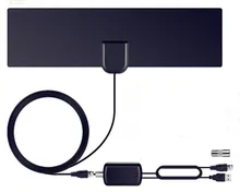 AH-LINK Indoor TV Antenna Digital HDTV Aerial Amplified Booster Cable VHF UHF Freeview 4K High Gain Digital TV Antenna receiver AH-LINK Indoor TV Antenna Digital HDTV Aerial Amplified Booster Cable VHF UHF Freeview 4K High Gain Digital TV Antenna receiver