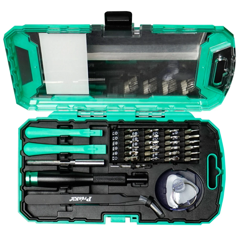 SD-9322M 32in1 Pro'sKit Multi-function Screwdriver Set Precision Maintenance Tool For Iphone Smart Mobile Phone IPad Maintenance