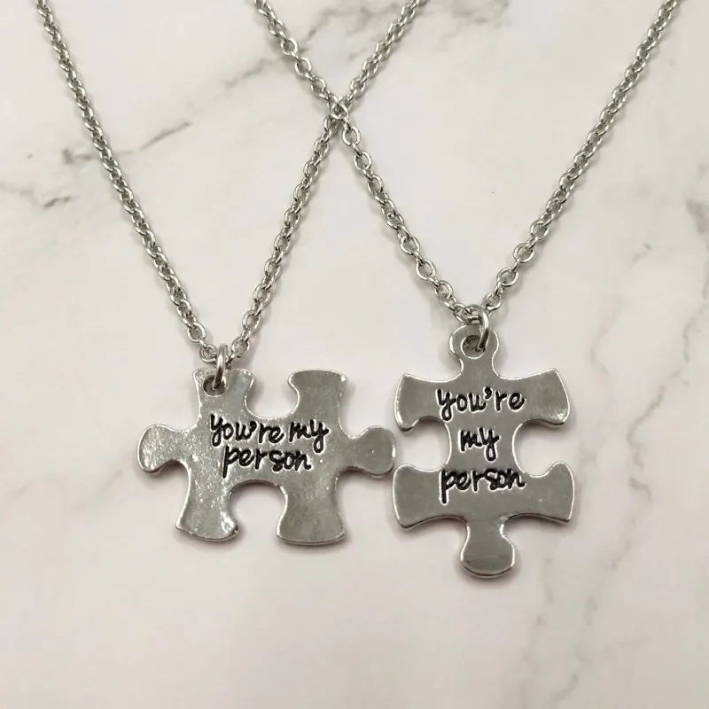 1set You're My Person,necklace,Gray's 