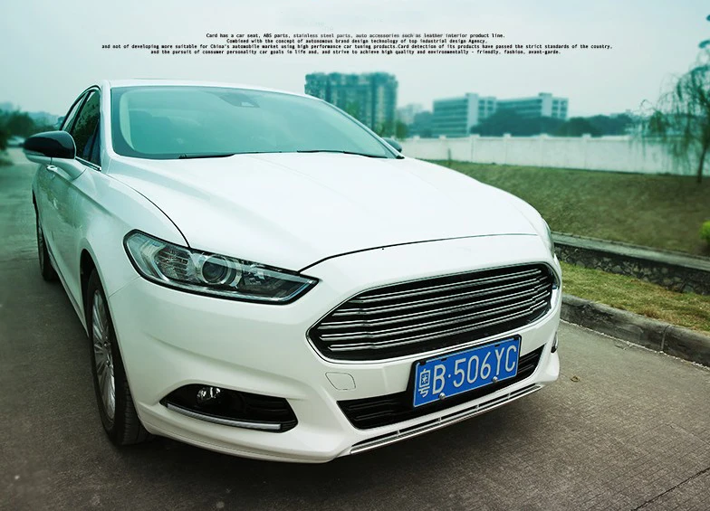 Хромированный передний бампер для губ Накладка для 2013 ford fusion