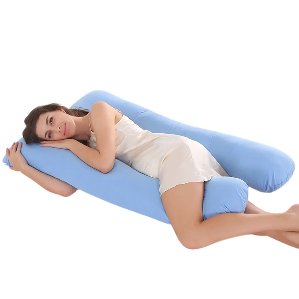 

May baby #5001 Maternity Mom Pregnancy Back U Shape Pillow Cushion Nursing Full Body Headrest drop shopping