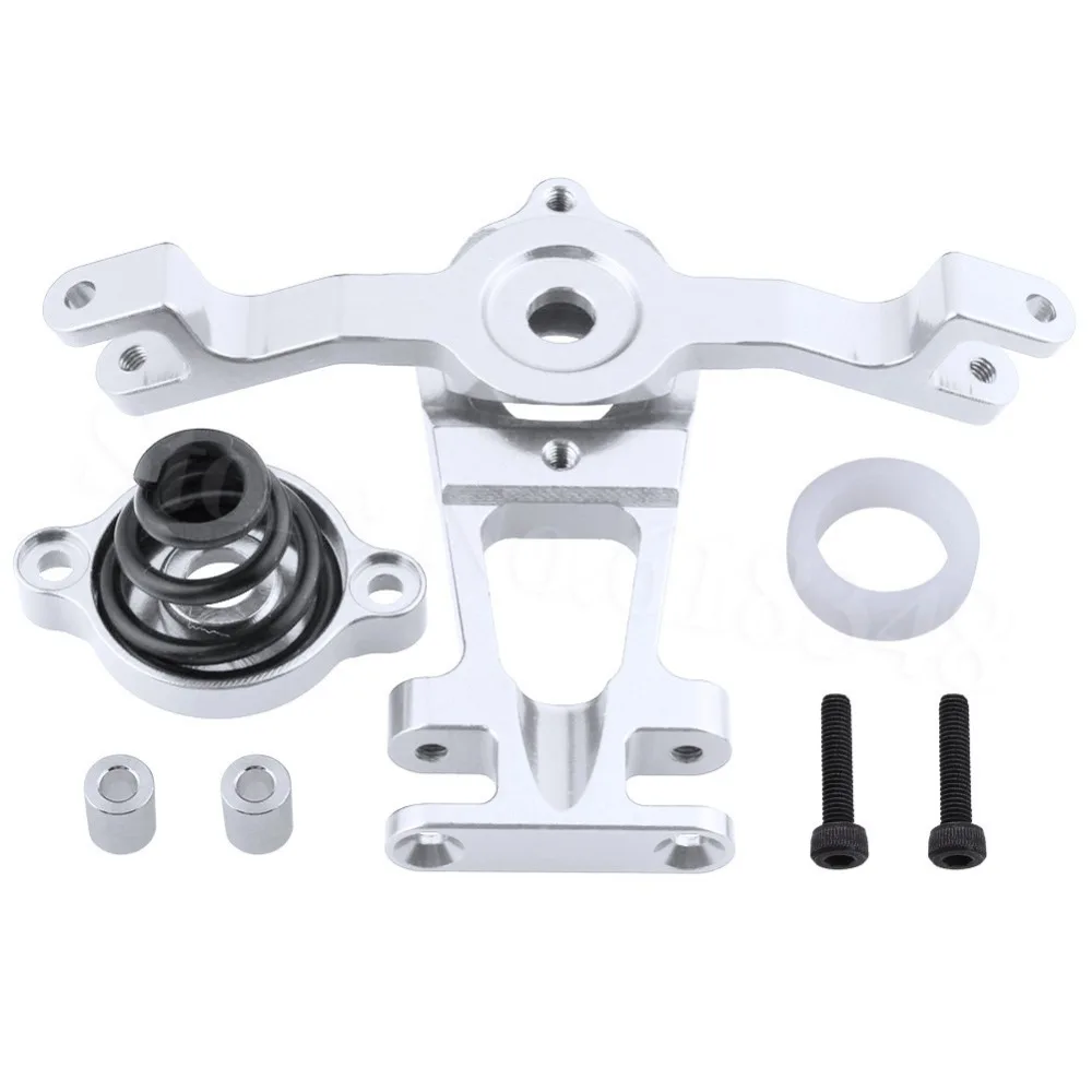 

Aluminum Steering Servo Saver Set Pivot bar Arm (Upper/Lower) Spring For Traxxas 1/10 E-Revo 3.3 Upgrade Hop-Up 5344