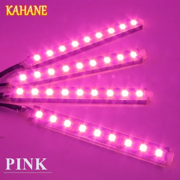 

KAHANE 4x9 Pink LED Car Styling Interior Floor Atmosphere Light FOR Ford Fiesta Focus 2 3 Focus MK2 Ranger Volvo V70 XC90 S60