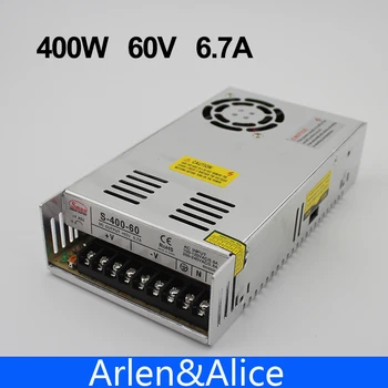 

400W 60V 6.7A Single Output Switching power supply AC to DC SMPS CNC