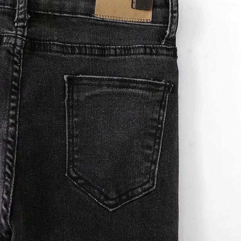 GOPLUS Autumn Winter Skinny Jeans Women Stretch High Waist Ankle Length Fashion Pencil Pants Denim Boyfriend Jeans Female C6628