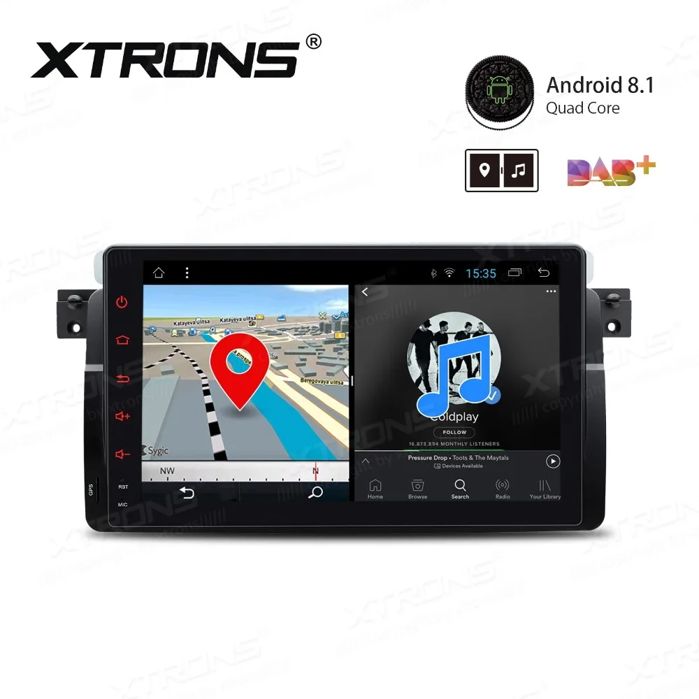 Best 9" Android 8.1 Oreo OS Car Multimedia GPS Radio for BMW E46 1998-2006 & BMW E46 M3 2000-2006 with Split Screen Function Support 2