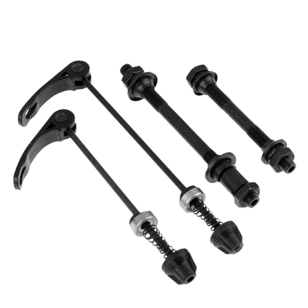 4 Pcs Ultralight Portable Bike Quick Release Skewer Set Front Rear Wheel Hub Axle Hollow Shaft MTB Road Bike Bicycle Parts