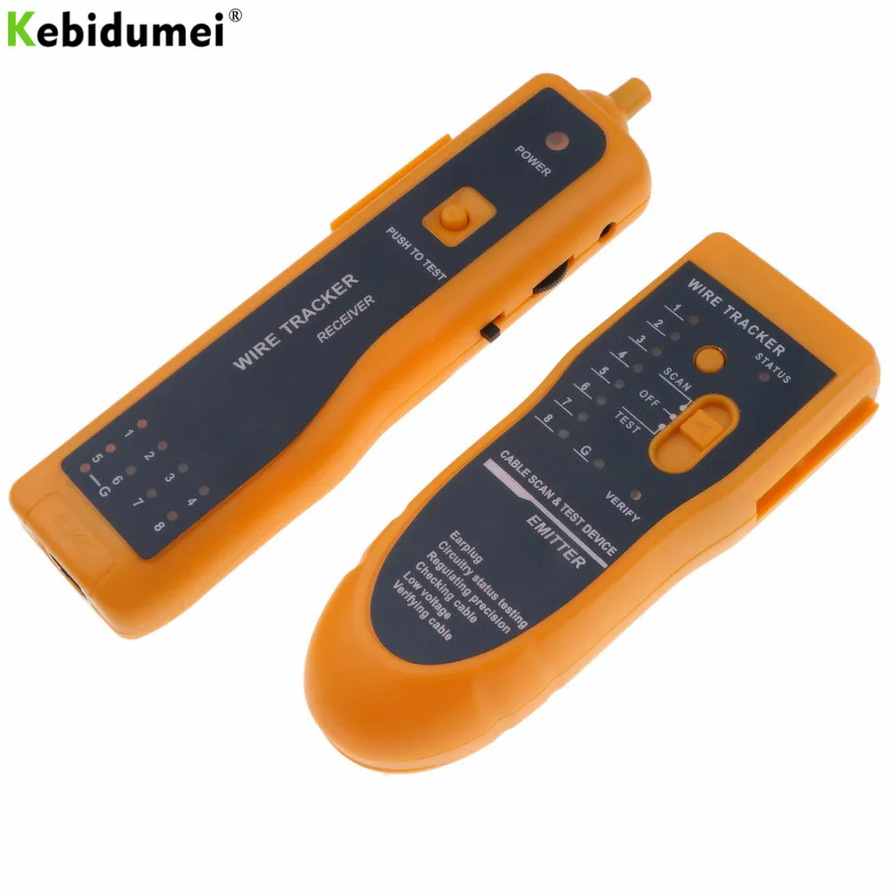 kebidumei Detector Line Finder RJ11 RJ45 Cat5 Cat6 Telephone Wire