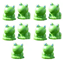 WINOMO 10 шт. голубые глаза лягушка Microlandschaft украшения Смола Дисплей украшения дома