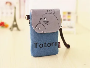 

by dhl or ems 100pcs 2017 New Cartoon Totoro Messenger Bags Lady's Mini Shoulder Bag Handbags Female Clutch Purse Phone Bag