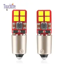 2 шт. BA9S BAY9S BAX9S T4W H6W H21W светильник для чтения парковочный бардачок задний противотуманный фонарь 12-24V белый 6000k голубой лед