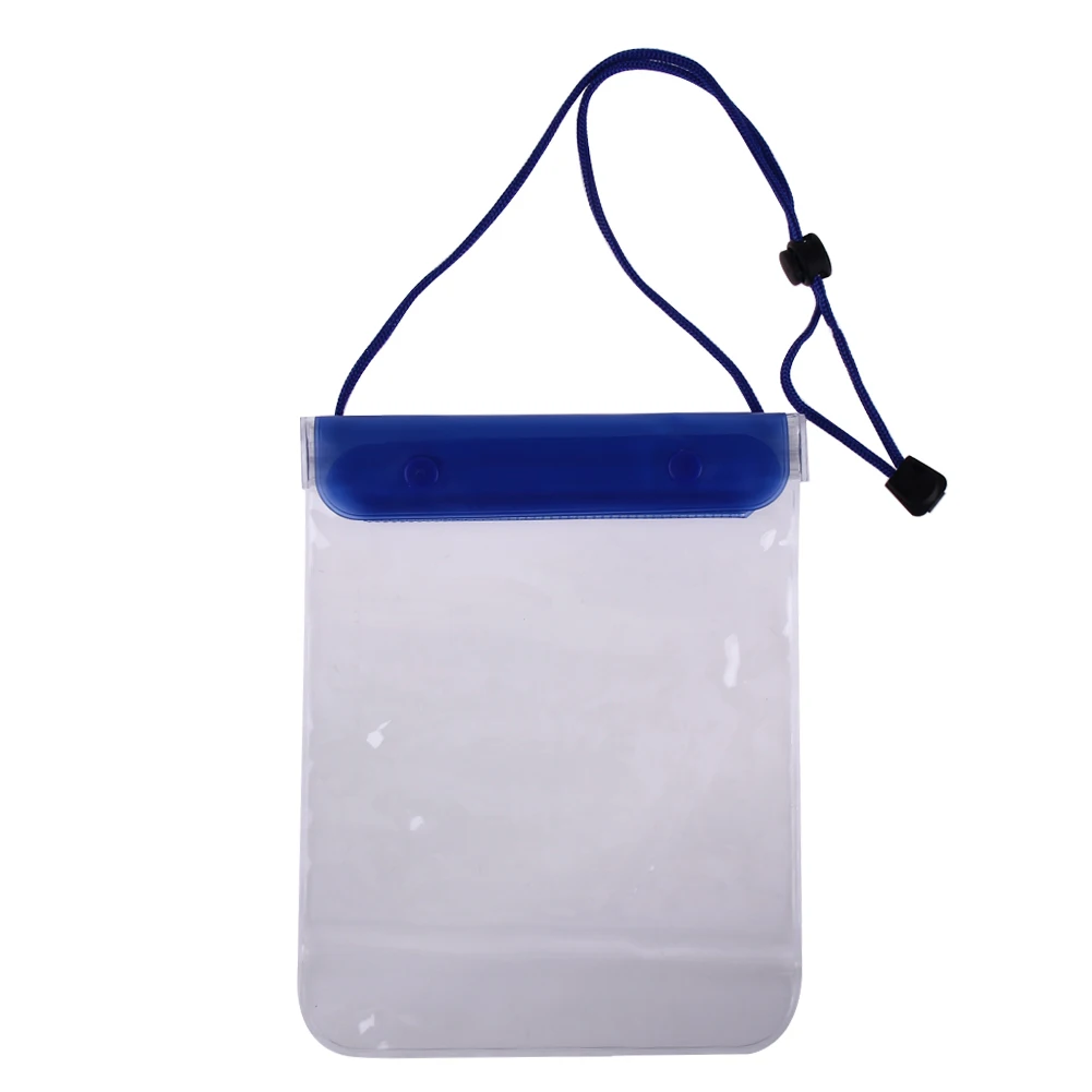 Водонепроницаемый чехол-сумка для телефона, большой Чехол-держатель для плавания, водонепроницаемая сухая сумка для плавания, чехол для дайвинга, чехол для мобильного телефона, 3 цвета - Цвет: Синий цвет