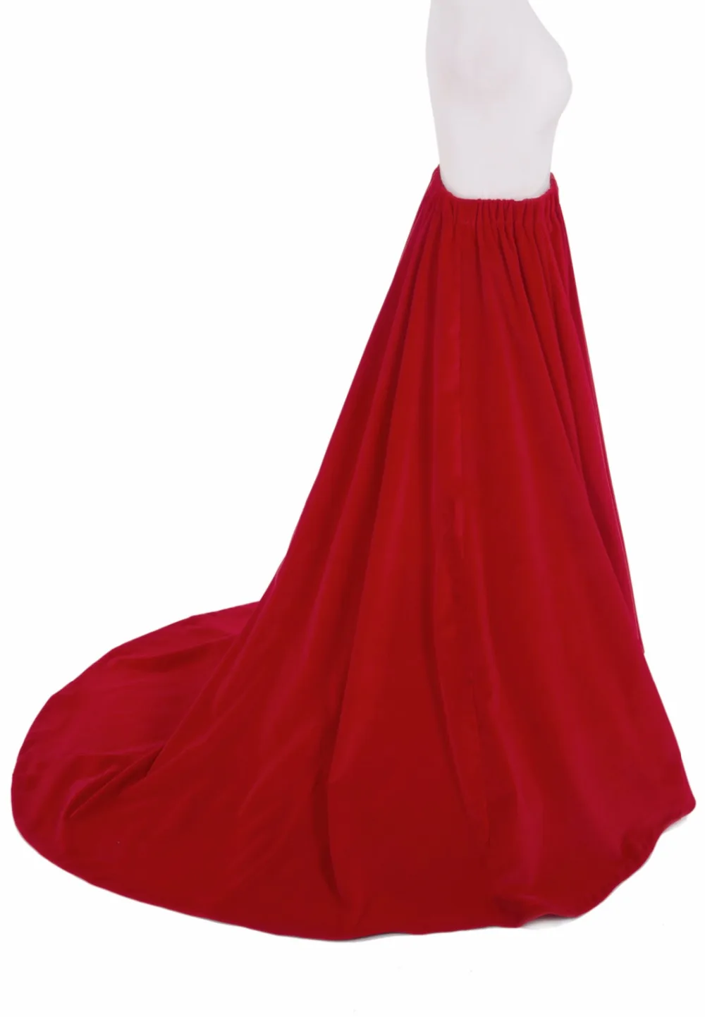 Velvet Skirt with Train