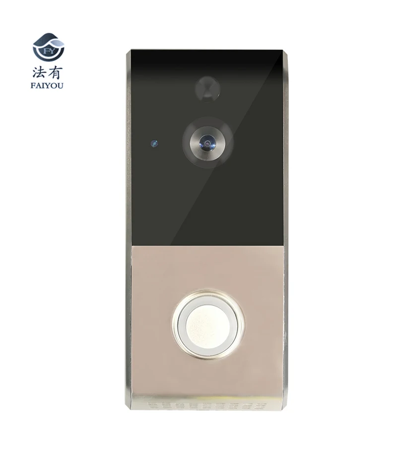 Low Power Consumption Wireless WIFI Doorbell Work With Alexa Google Home Video Door Bell Phone Door Remote Camera Monitor Viewer