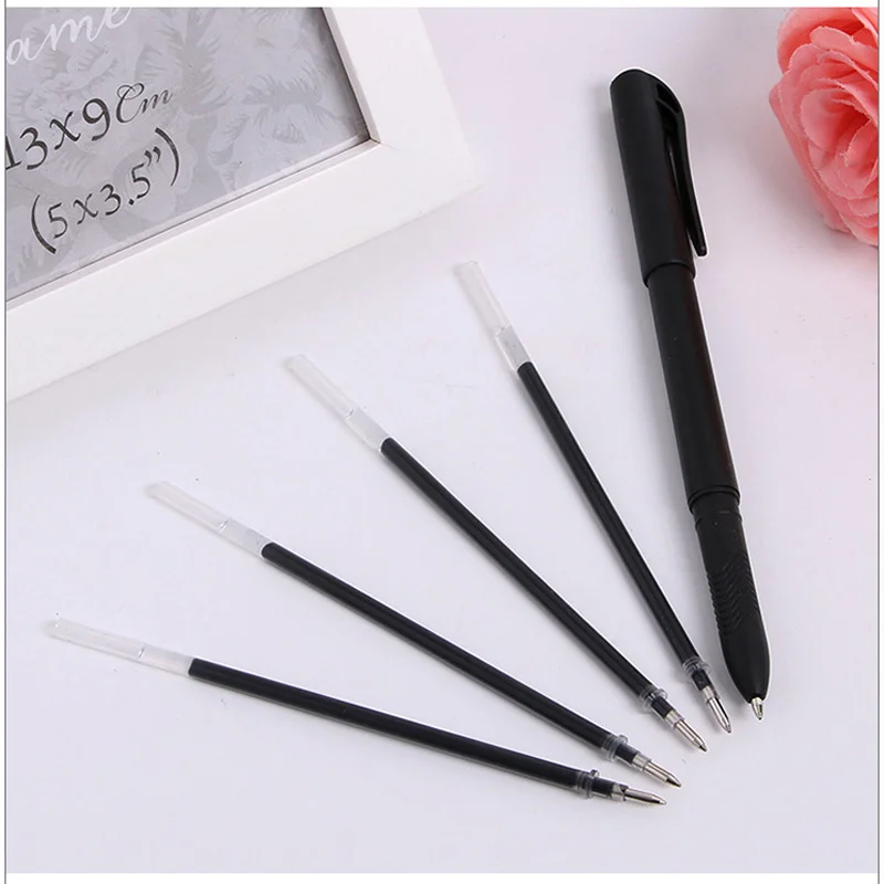 DELVTCH 32Pcs/Set Automatic Disappearing Refill Fading Cartridge Normal Temperature Ink Disappear Slowly Gel Pen Refill Ball Pen