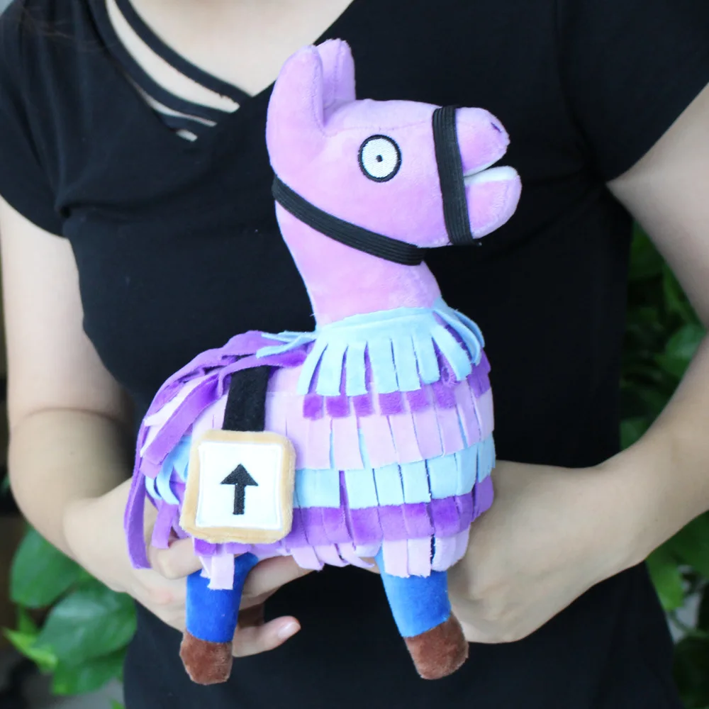  PUBG Troll Stash Llama Plush Toy Hot Game Soft Alpaca Rainbow Horse Stash Stuffed Doll Toys Kids Bi