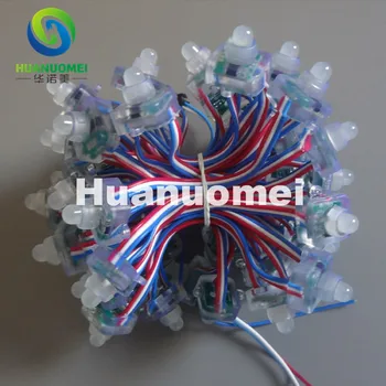 

IP68 Waterproof Digital Full Color RGB 12mm WS2811 LED Pixel Module light