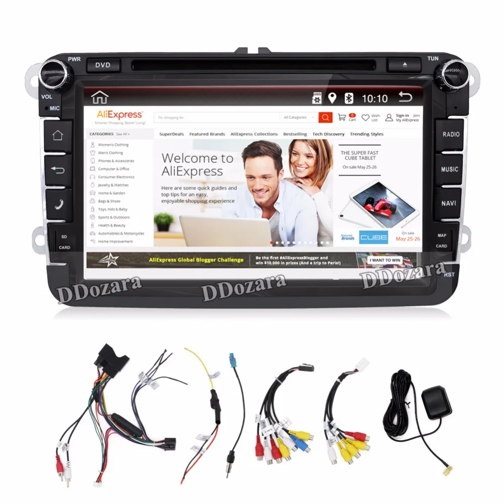 imágenes para Android 6.0 2DIN 8 "VW Golf V passat bora turan DVD coches reproductor de dvd con control del volante del GPS, equipo de música, radio, usb, BT, WIFI imágenes para Android 6.0 2DIN 8 "VW Golf V passat bora turan DVD coches reproductor de dvd con control del volante del GPS, equipo de música, radio, usb, BT, WIFI