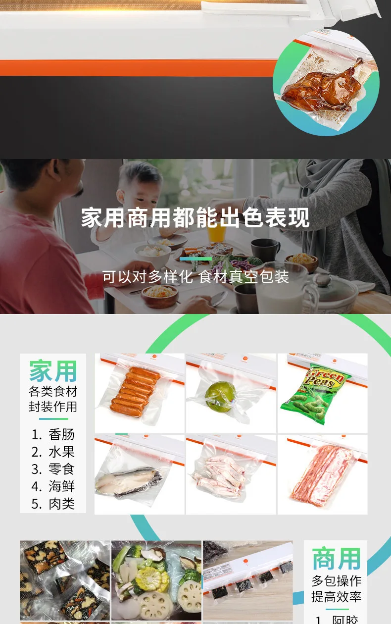 Кухня Еда свежие сумка Еда Saver рельефный чехол для хранения сохранение продуктов питания машина термообрабатывающая Вакуумная упаковочная сумка