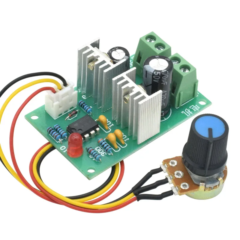 Контроллер скорости ШИМ 12V 24V 36V DC motor 0 ~ 100% Регулируемый Модуль привода 3A