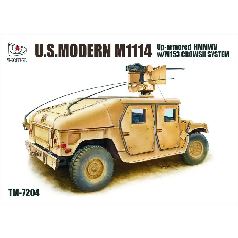 T-MODEL TM-7204 1/72 U. S. HMMWV M1114 w/M153 CROWSII-Scale модельный комплект