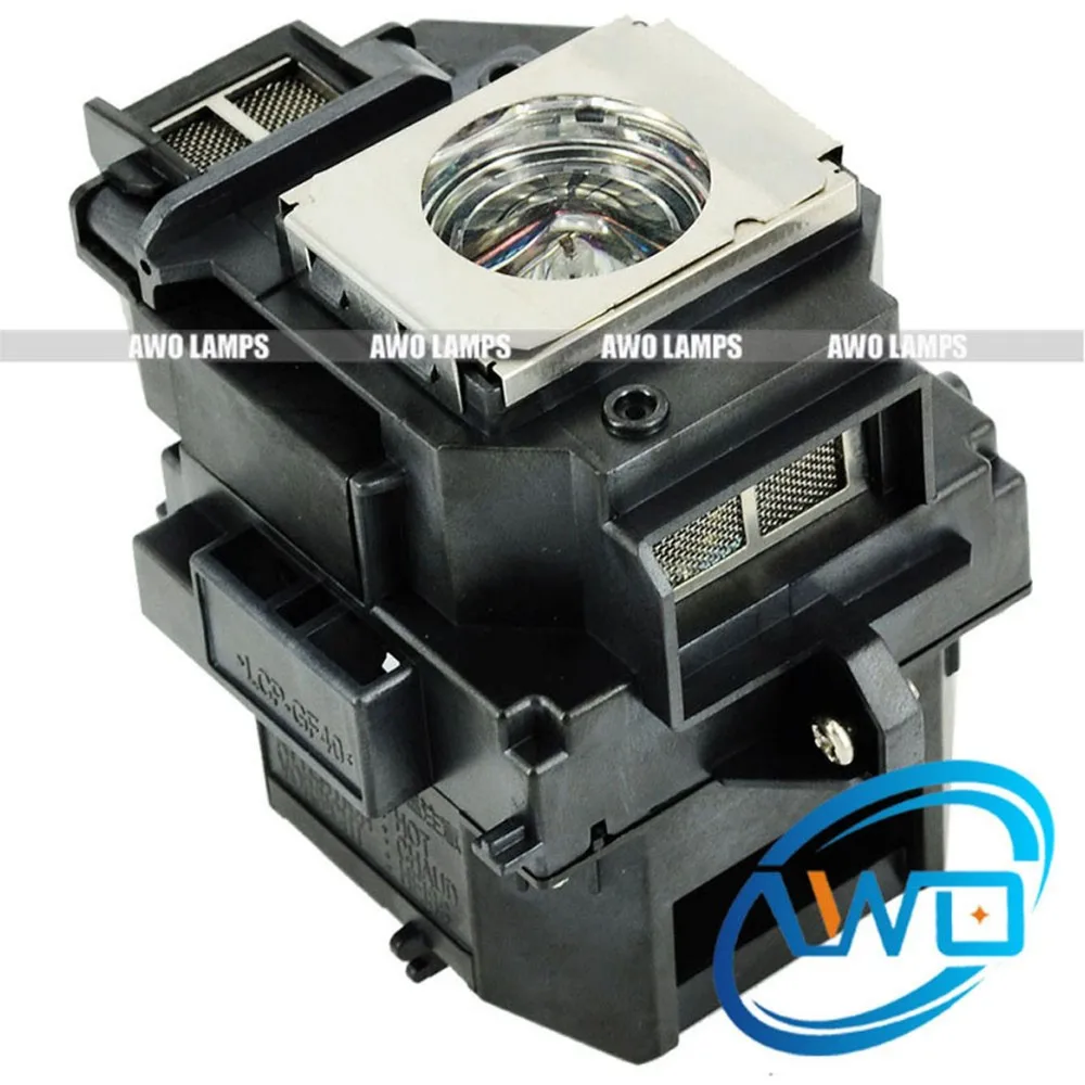 

AWO Free Shipping Replacement Projector Lamp V13H010L54 for EB-S7+ EB-S72 EB-S82 EB-X7 EB-X72 EB-X8E EB-W7 EB-W8 with Housing
