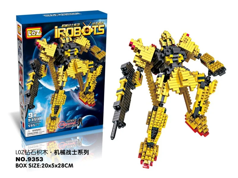 Wholesale LOZ Gundam Blocks IROBOTS Mini Blocks Ed...