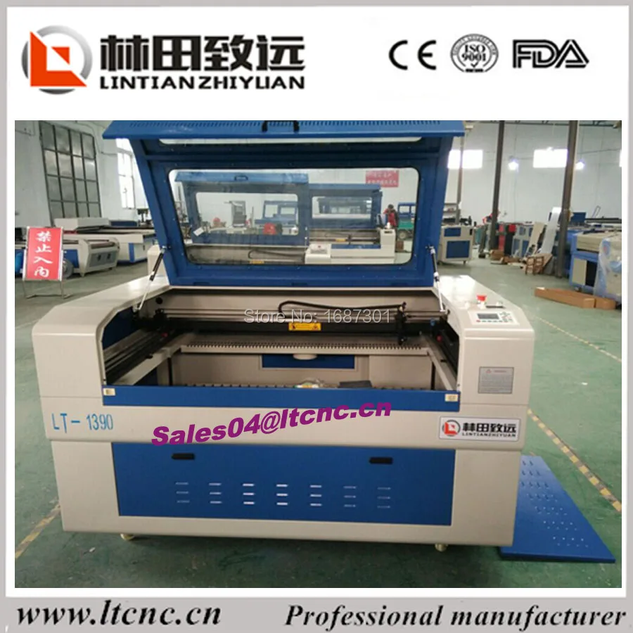 1390 cardboard cnc laser acrylic letter cutting machinein Wood Routers