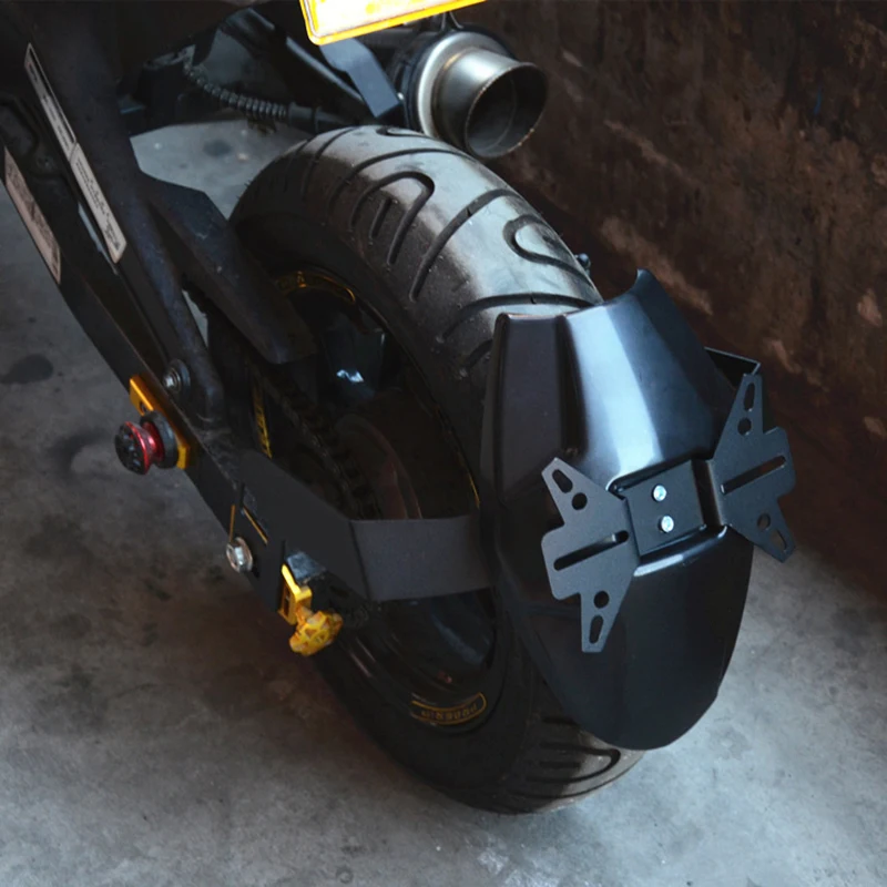 Motorcycle Accessories Black Red Rear Fender Mount Hugger Mudguard