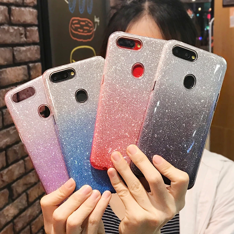 Новый блестящий чехол с градиентом для Huawei Y5 Y6 Prime Y7 Pro Y9 2018 2019 мягкий силиконовый P