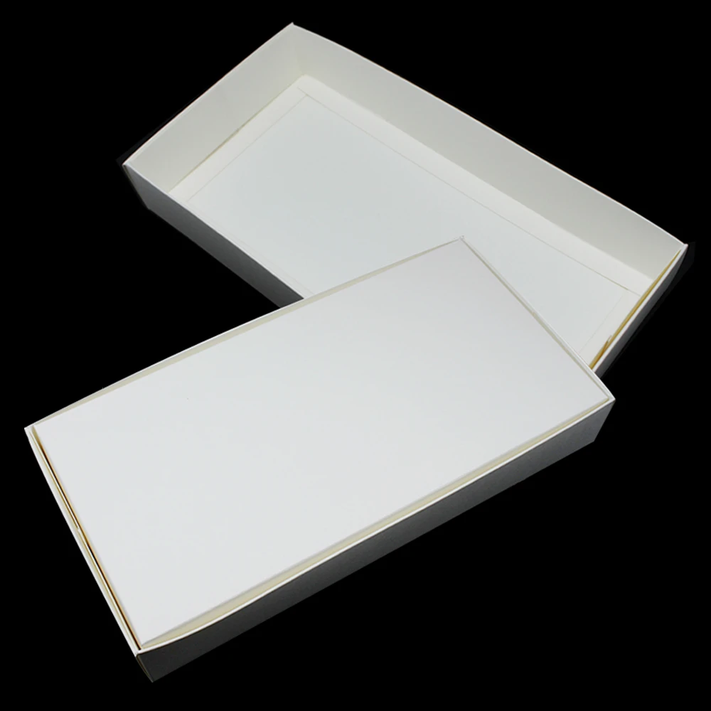 

11*22+3.5cm 15Pcs/ Lot Coffee / White Covered Kraft Paper Gift Packaging Box For Party Candy Tea Chocolate Packing Paper Boxes