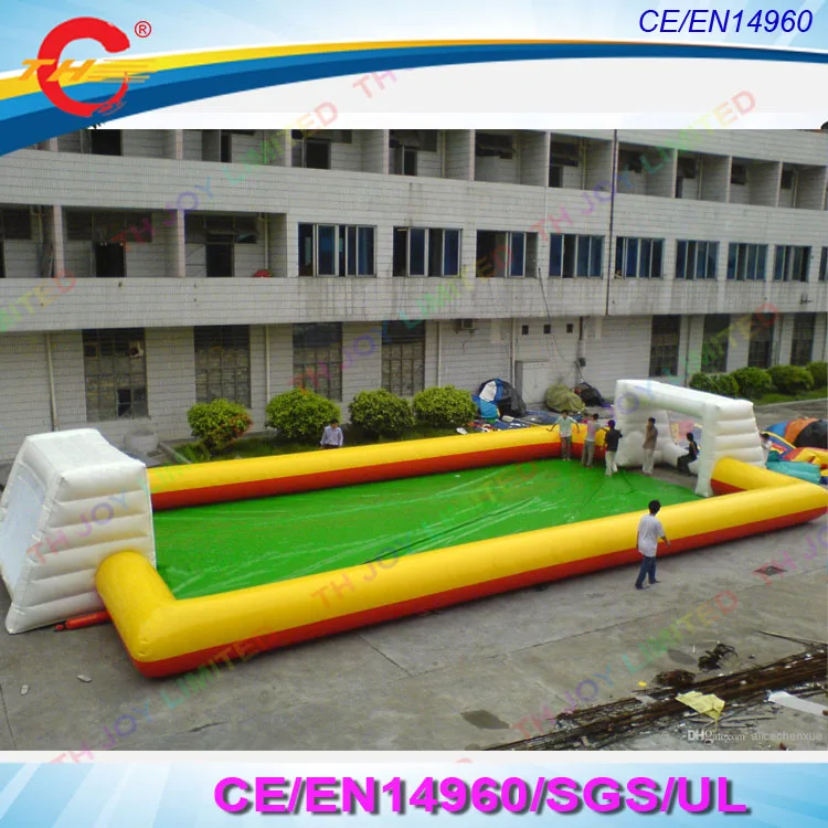 free air shipping Cheap price ! Portable inflatable soccer field