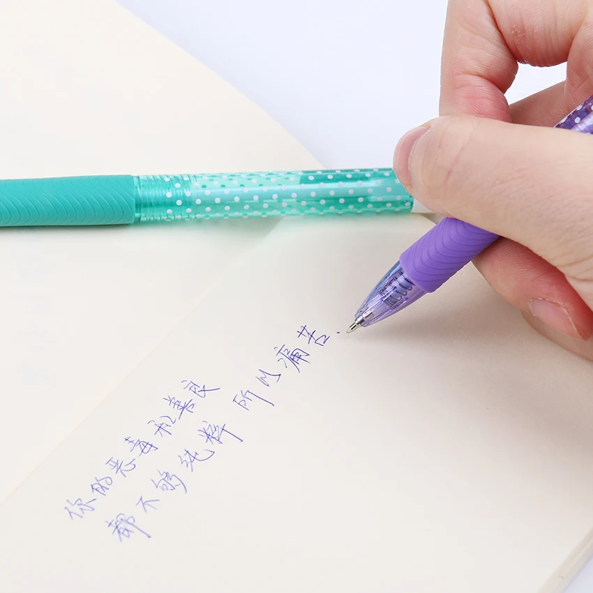 

Candy Color Polka Dot Ballpoint Pen Kawaii Pen Office Supplies Student Learning Gift B-5678