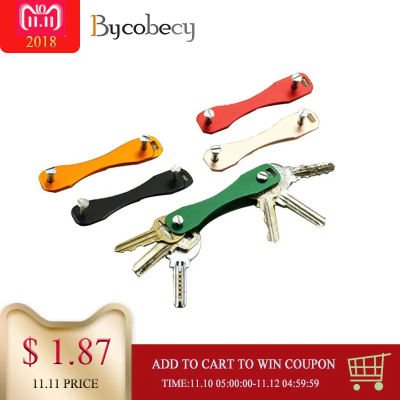 BYCOBECY DIY EDC Pocket Key Holder Organize Smart Key Ring Wallets Metal Car Keys Holder Collector Housekeeper Keychain Ring цена BYCOBECY DIY EDC Pocket Key Holder Organize Smart Key Ring Wallets Metal Car Keys Holder Collector Housekeeper Keychain Ring цены онлайн